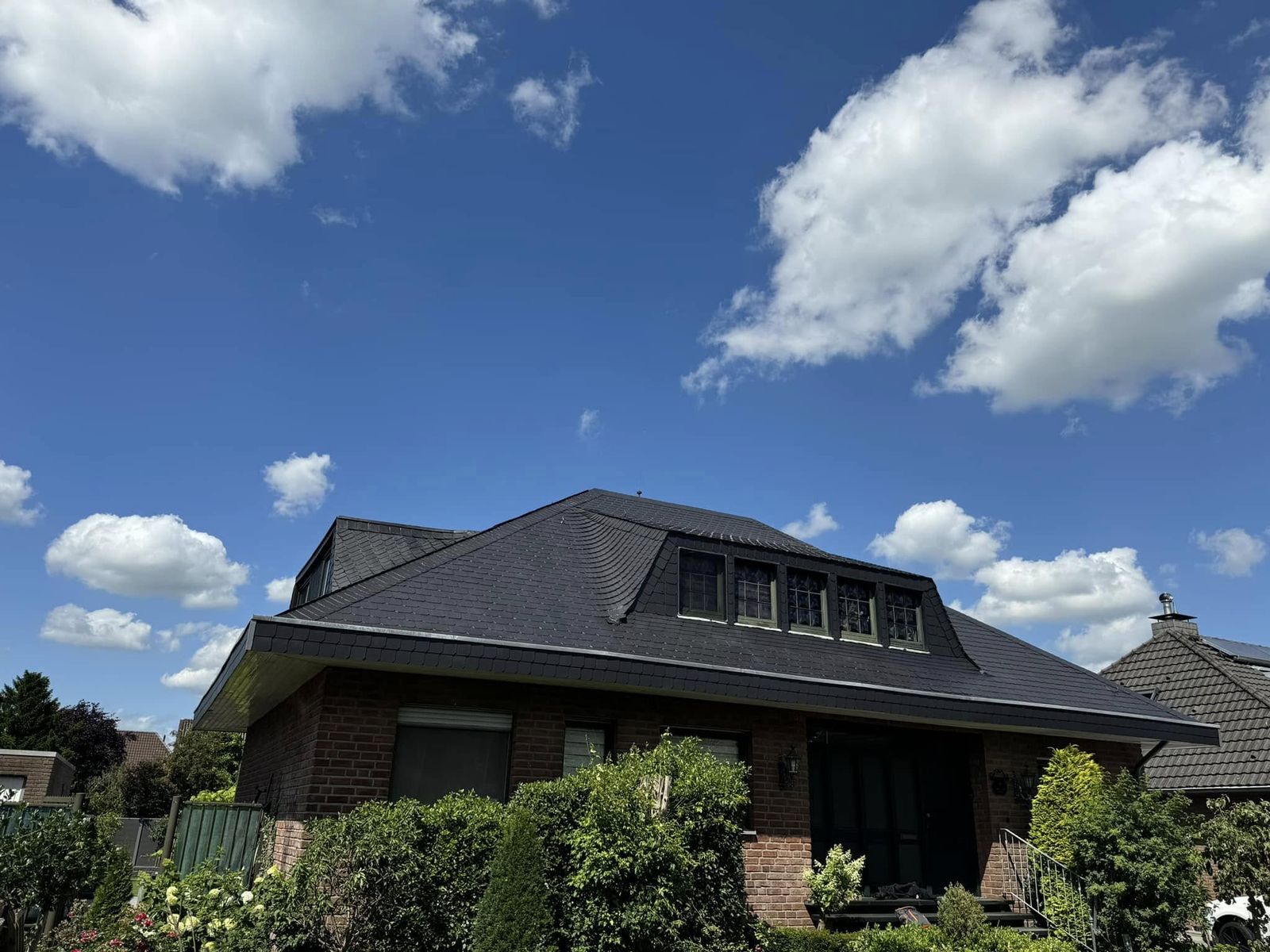 Woning met leien dak