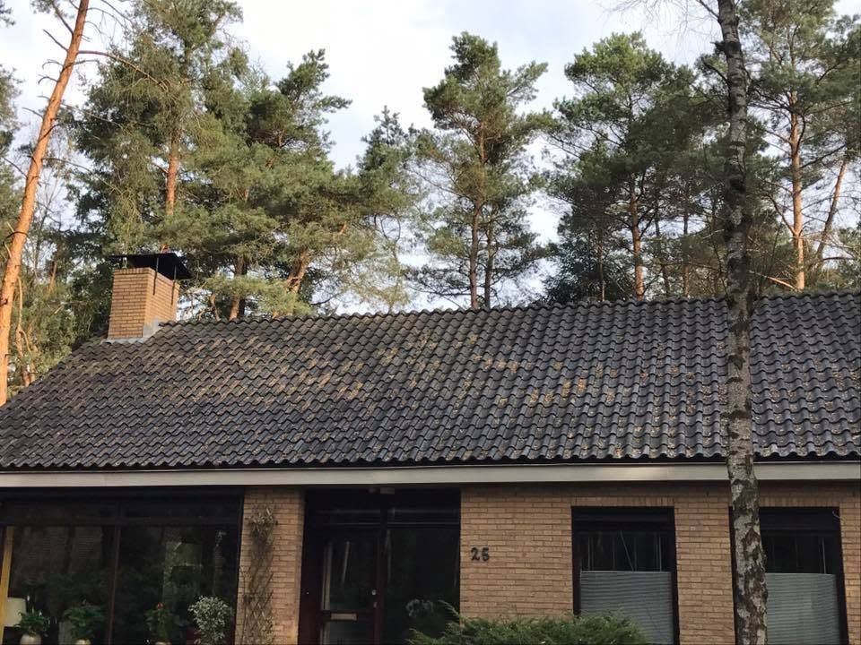 Hetzelfde pannendak voor de renovatie